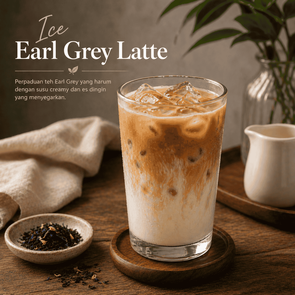 Ice Earl Grey Latte Kopi-Q